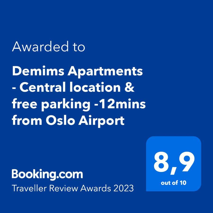 Demims Apartments - Lillestrøm Centre - 12mins from Oslo Airport Extérieur photo
